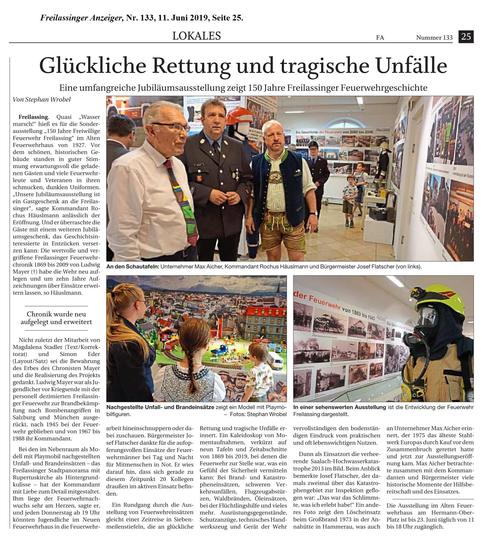 Foto: Meine Artikel mit eigenen Fotos im Freilassinger Anzeiger