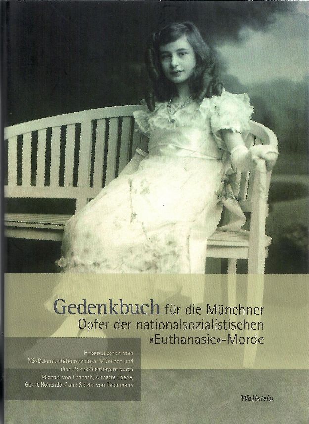 Gedenkbuch mit Namen der NS-Euthanasie-Opfer von München.
